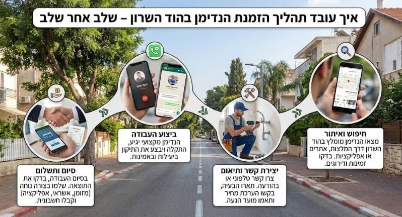 איך לבחור הנדימן שלב אחר שלב בהוד השרון